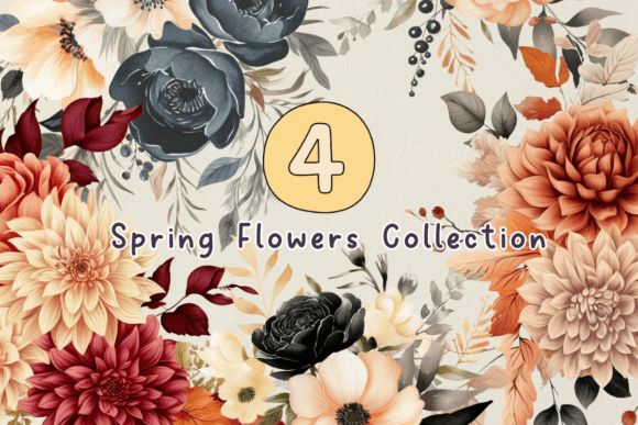 Download Spring Flowers Botanical Watercolor - Spring Collection